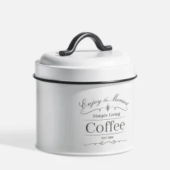 Pojemniki Na Żywność|inny Pojemnik kuchenny biały COFFEE 13 cm