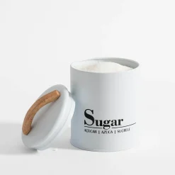 inny Pojemnik kuchenny biały SUGAR 16 cm