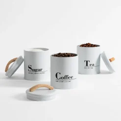 inny Pojemnik kuchenny biały SUGAR 16 cm