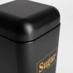 Pojemniki Na Żywność|inny Pojemnik kuchenny czarny SUGAR 19 cm