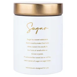 Altom Pojemnik na cukier biały SUGAR 11x15 cm