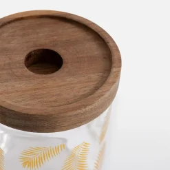 inny Pojemnik szklany z akacjową pokrywą 980 ml