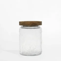 inny Pojemnik szklany z akacjową pokrywką 700 ml