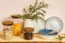 Prima Cucina Pojemnik szklany z akacjową pokrywką 700 ml