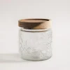 inny Pojemnik szklany z akacjową pokrywką 500 ml