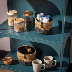 inny Pojemnik szklany z akacjową pokrywką 500 ml