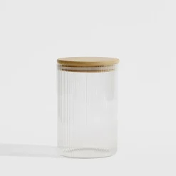 Pojemniki Na Żywność|inny Pojemnik szklany z bambusową pokrywką 970 ml