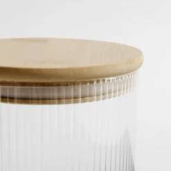 Pojemniki Na Żywność|inny Pojemnik szklany z bambusową pokrywką 970 ml