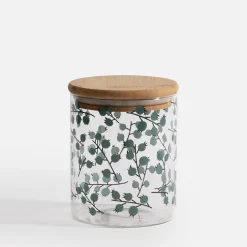 inny Pojemnik szklany z bambusową pokrywką 750 ml