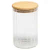 inny Pojemnik szklany z bambusową pokrywką 670 ml
