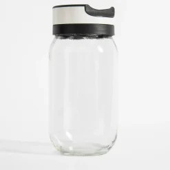 inny Pojemnik szklany z czarno-białą pokrywką 1 l