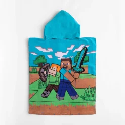 Ręczniki Dla Dzieci|Ręczniki|inny Poncho MINECRAFT 50x115 cm