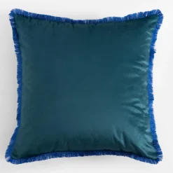 inny Poszewka ciemnoniebieska z papugą TROPICANA 45x45 cm