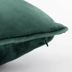 Poszewki I Poduszki Dekoracyjne| Poszewka ciemnozielona ANSLEY 45x45 cm