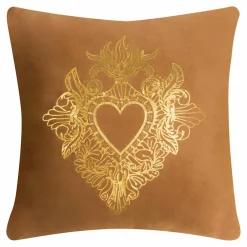 Poszewki I Poduszki Dekoracyjne| Poszewka dekoracyjna brązowa BAROK 45x45 cm