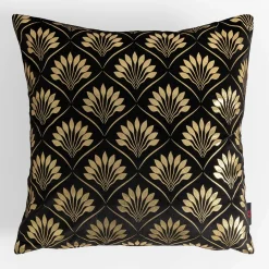 inny Poszewka dekoracyjna czarna DEKAR 45x45 cm