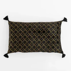 Poszewka dekoracyjna czarna WAYNE 30x50 cm