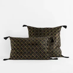 Poszewka dekoracyjna czarna WAYNE 30x50 cm