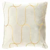 Poszewka dekoracyjna kremowa AURAY 45x45 cm