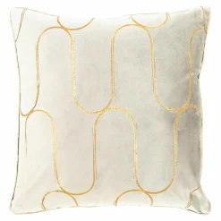 Poszewka dekoracyjna kremowa AURAY 45x45 cm