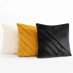 inny Poszewka dekoracyjna kremowa CALLA 45x45 cm