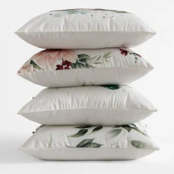 Poszewki I Poduszki Dekoracyjne|inny Poszewka dekoracyjna KWIAT biała OLIVE 45x45 cm