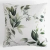 inny Poszewka dekoracyjna LIŚCIE biała OLIVE 45x45 cm