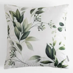 inny Poszewka dekoracyjna LIŚCIE biała OLIVE 45x45 cm