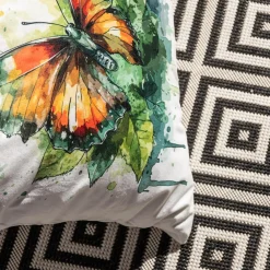 inny Poszewka dekoracyjna MOTYL biała OLIVE 45x45 cm