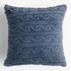 inny Poszewka dekoracyjna niebieska CALGARY 45x45 cm
