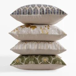 inny Poszewka dekoracyjna niebieska ELLIE 45x45 cm