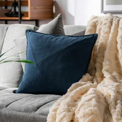 Poszewki I Poduszki Dekoracyjne|inny Poszewka dekoracyjna niebieska IRENE 45x45 cm