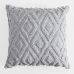 Poszewki I Poduszki Dekoracyjne|inny Poszewka dekoracyjna szara BRAGA 45x45 cm