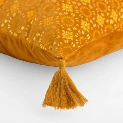 Poszewka dekoracyjna żółta WAYNE 45x45 cm