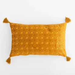 Poszewki I Poduszki Dekoracyjne| Poszewka dekoracyjna żółta WAYNE 30x50 cm