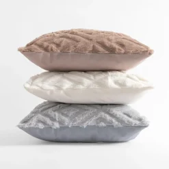 inny Poszewka dekoracyjna taupe BRAGA 45x45 cm