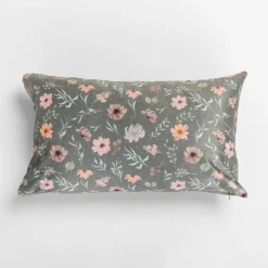 Poszewki I Poduszki Dekoracyjne|inny Poszewka dekoracyjna w kawiaty zielona DAISY 30x50 cm