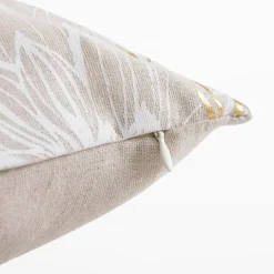 inny Poszewka dekoracyjna w kwiaty biała ELLIE 45x45 cm