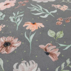 Poszewki I Poduszki Dekoracyjne|inny Poszewka dekoracyjna w kwiaty szara DAISY 30x50 cm