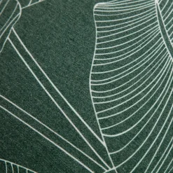 Poszewki I Poduszki Dekoracyjne| Poszewka dekoracyjna w liście zielona SESIL 45x45 cm