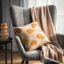 Poszewki I Poduszki Dekoracyjne|inny Poszewka dekoracyjna w żółte liście IKORA 45x45 cm