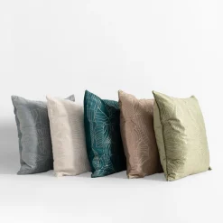 Poszewki I Poduszki Dekoracyjne|inny Poszewka dekoracyjna w złote liście kremowa ESTHER 45x45 cm