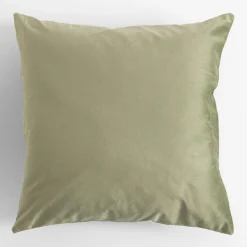 inny Poszewka dekoracyjna w złote liście zielona ESTHER 45x45 cm