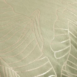 inny Poszewka dekoracyjna w złote liście zielona ESTHER 45x45 cm