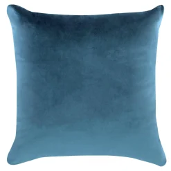 Estetica Poszewka dekoracyjna welurowa niebieska VELVIO 45x45 cm