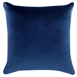Estetica Poszewka dekoracyjna welurowa granatowa VELVIO 45x45 cm
