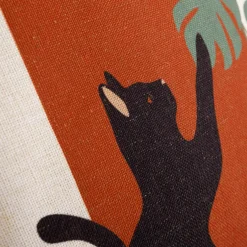 inny Poszewka dekoracyjna z kwiatem CATS 45x45 cm