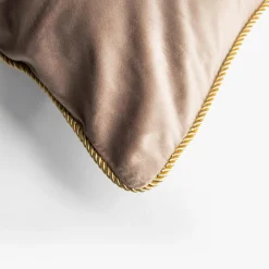 inny Poszewka dekoracyjna z pszczołą beż AURE 45x45 cm