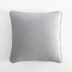 Poszewki I Poduszki Dekoracyjne| Poszewka jasnoszara ANSLEY 45x45 cm