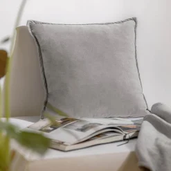 inny Poszewka jasnoszara GIGI 45x45 cm